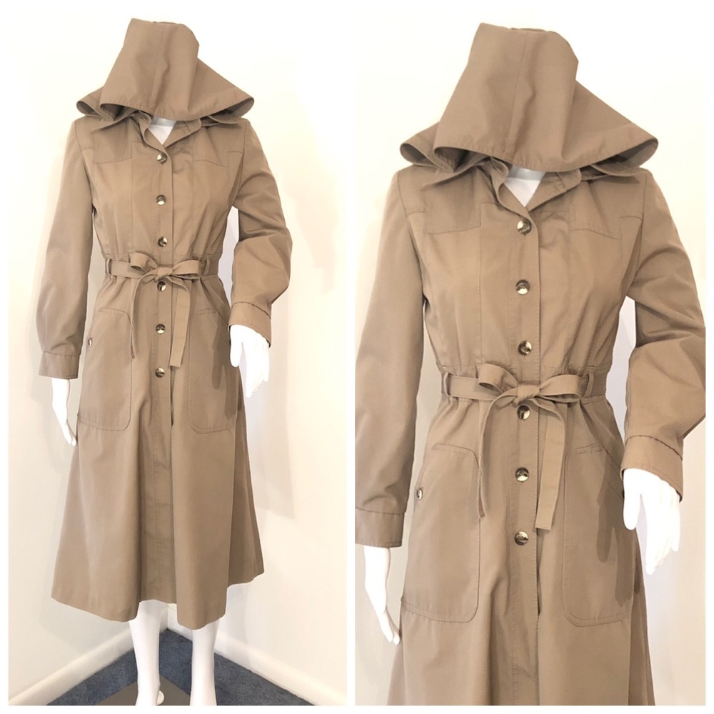 🌈 SOLD Vintage Weather Wise Trench Coat 🧥 XS - Picture 3 of 8